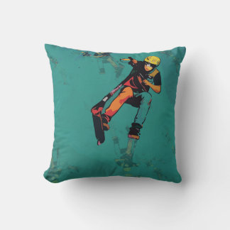 Flying Stunt Scooter Rider Cushion