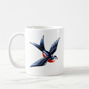Flying Swallow Bird Coffee Mug