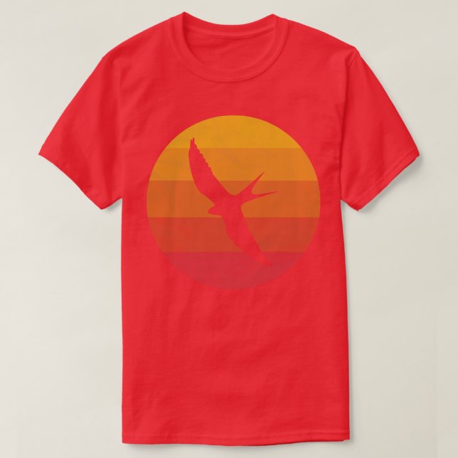 Flying Swallow T-Shirt (Design Front)