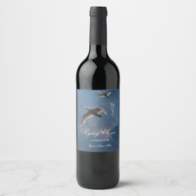 FLYING SWAN WINE LABEL (Front)