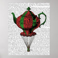 Flying Teapot 2 Red and Green