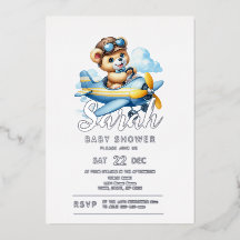 Flying Teddy Bear Baby Shower