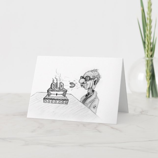 Flying Teeth Birthday Card (Front)