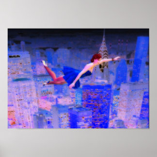 Flying through the Spirit World Poster