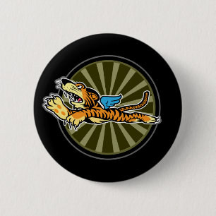Flying Tiger Button