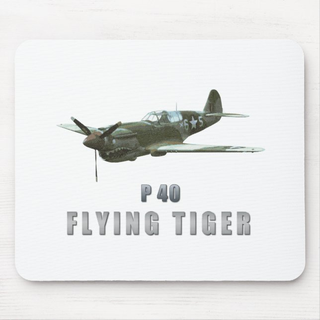 Flying Tiger Mouse Mat (Front)