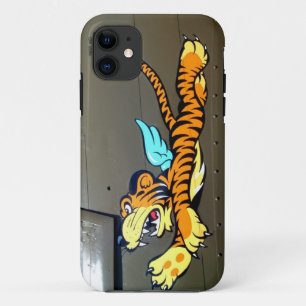 Flying Tiger Nose Art (Vintage P-40 Fuselage) iPhone 11 Case