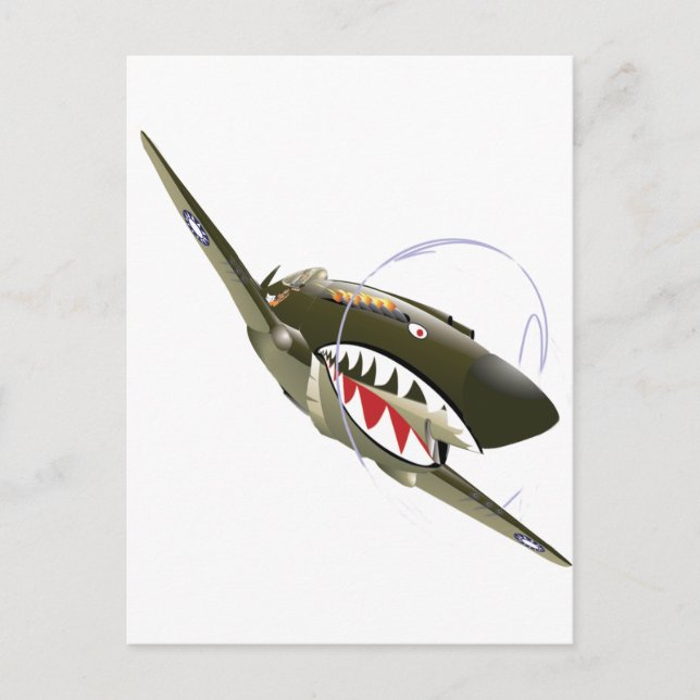 FLYING TIGER POSTCARD (Front)