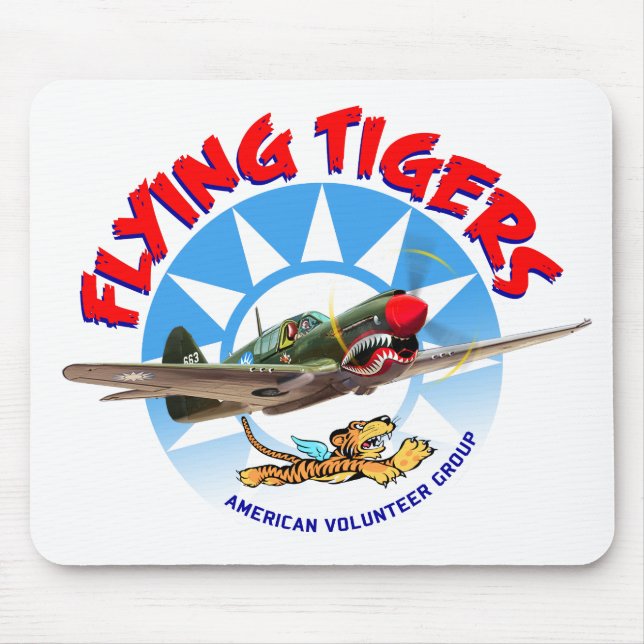 Flying Tigers Mouse Mat (Front)