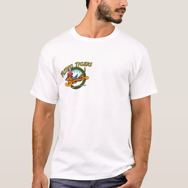 Flying Tigers p-40 Warhawk T-Shirt (Front)