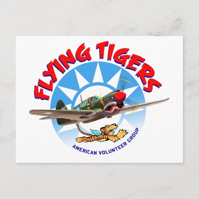 Flying Tigers Postcard (Front)