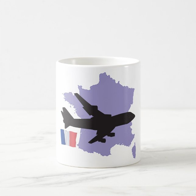 Flying To France Coffee Mug (Creator Uploaded)