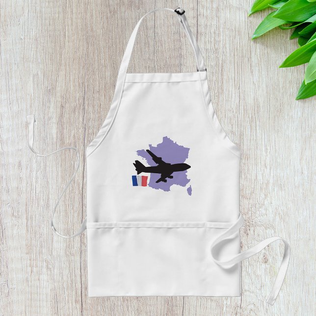 Flying To France Standard Apron (Creator Uploaded)