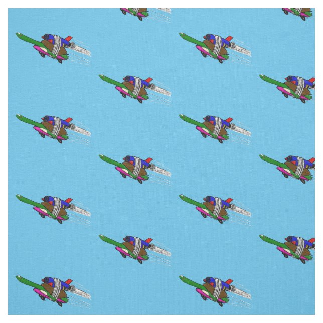 Flying tortoise fabric (Swatch)