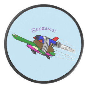 Flying tortoise hockey puck