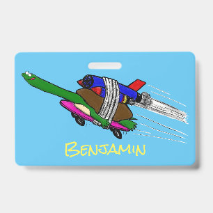 Flying tortoise ID badge