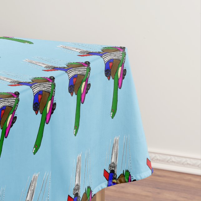 Flying tortoise tablecloth (In Situ)