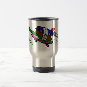 Flying tortoise travel mug