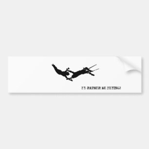 Flying Trapeze Bumper Sticker