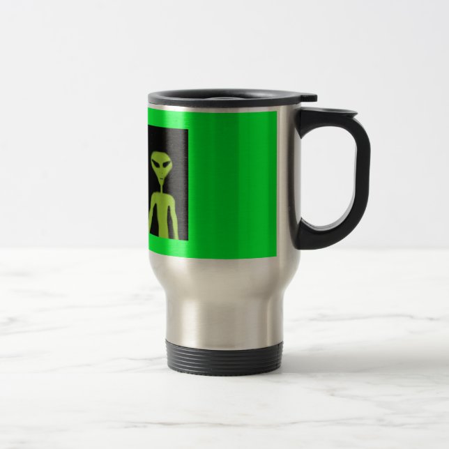 Flying triangles travel mug (Right)