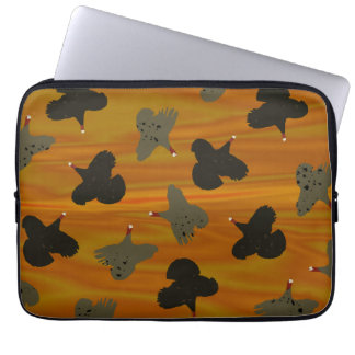 Flying Turkey Sunset Laptop Sleeve