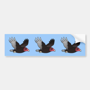 Flying Turkey Vulture Bumper Sticker