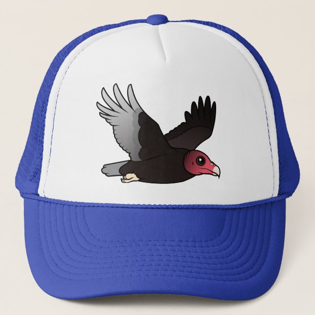 Flying Turkey Vulture Trucker Hat (Front)