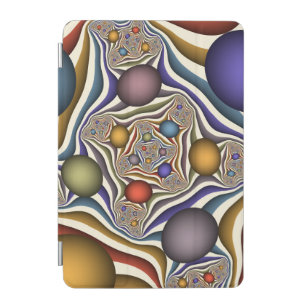 Flying Up Colourful Modern Abstract Fractal Art iPad Mini Cover