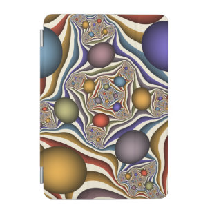 Flying Up, Colourful, Modern, Abstract Fractal Art iPad Mini Cover