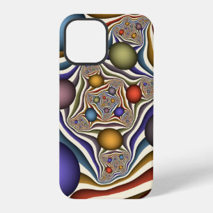Flying Up Colourful Modern Abstract Fractal Art iPhone 12 Pro Case