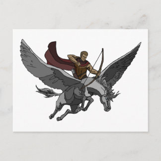 Flying Warrior Postcard