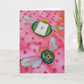 Flying Watermelon CARD
