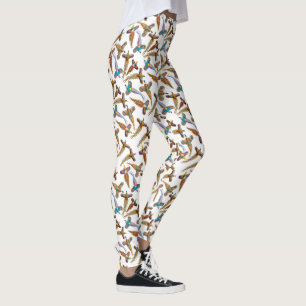 Flying Wild Pheasants Leggings