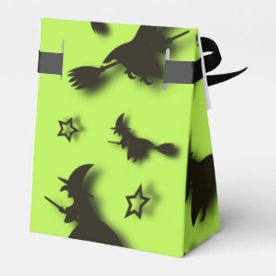 Flying witch among stars at Halloween night 3D Favour Box