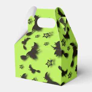 Flying witch among stars at Halloween night 3D Favour Box