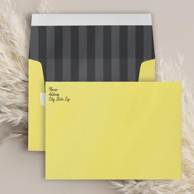 Flying Witch and Haunted House Invitation Envelope (Creator Uploaded)