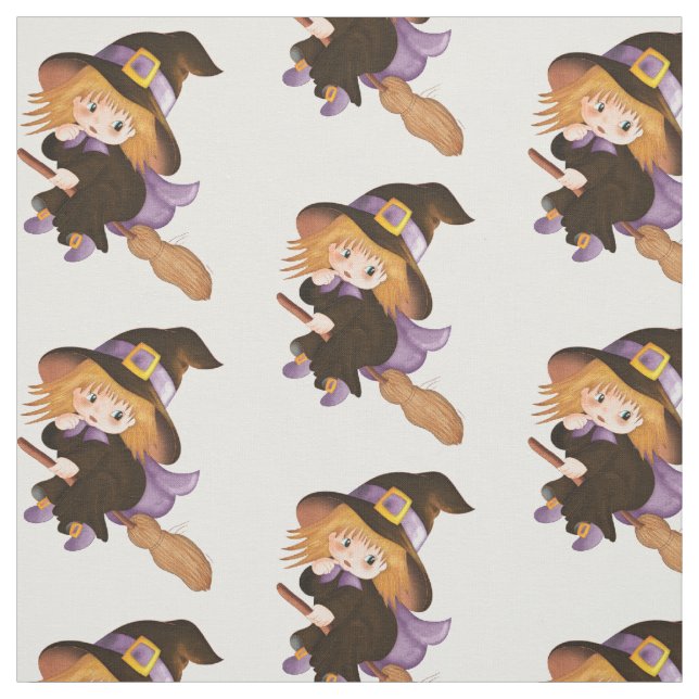 Flying Witch Fabric (Swatch)