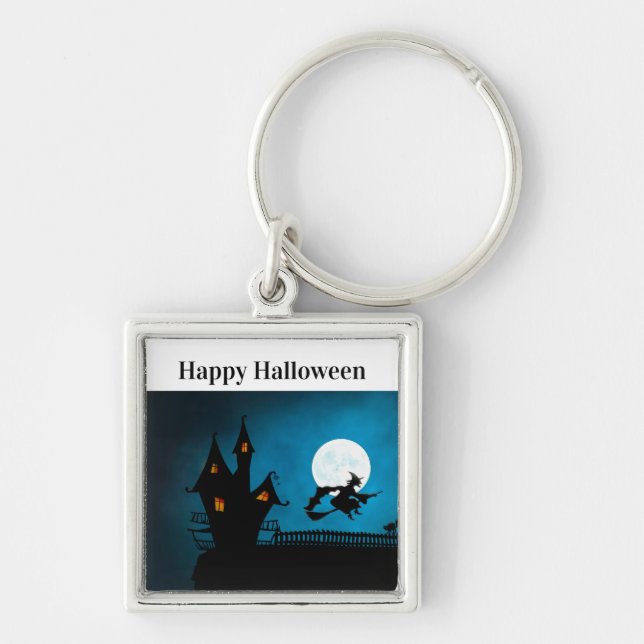 Flying Witch Key Ring (Front)