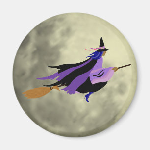 Flying Witch Magnet