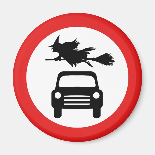 Flying Witch Magnet (Front)