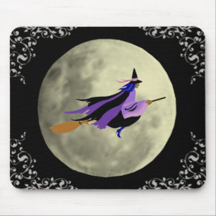Flying Witch Mouse Pad