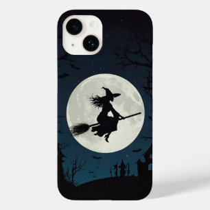 Flying Witch on Broom Case-Mate iPhone 14 Case