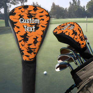 Flying Witches Pattern Golf Head Cover
