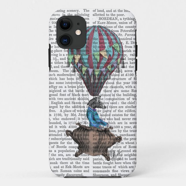 Flying Zebra Case-Mate iPhone Case (Back)