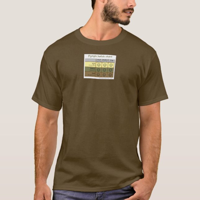 Flymph Hatch Chart Tee Shirt (Front)
