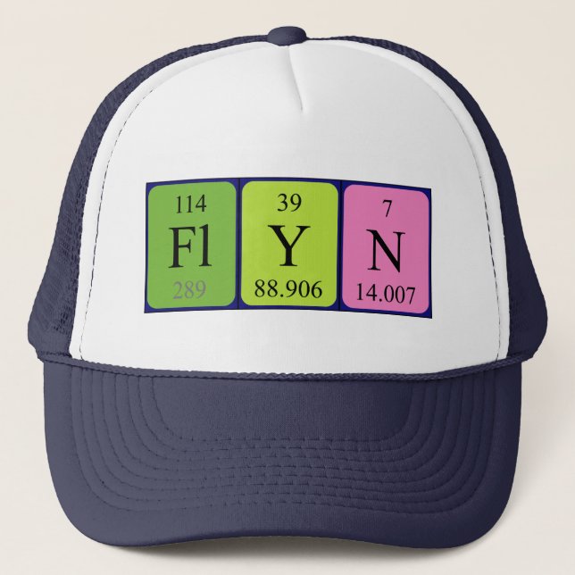 Flyn periodic table name hat (Front)