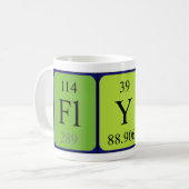 Flyn periodic table name mug (Front Left)