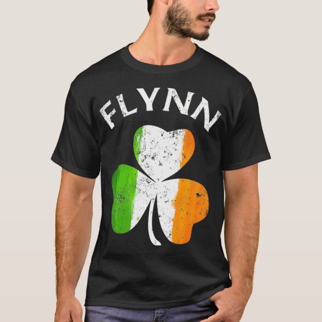 Flynn Irish Family Name T-Shirt (Front)