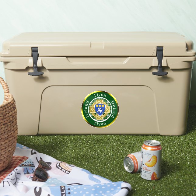 Flynn Shield & Celtic Cross Personalised (Cooler)