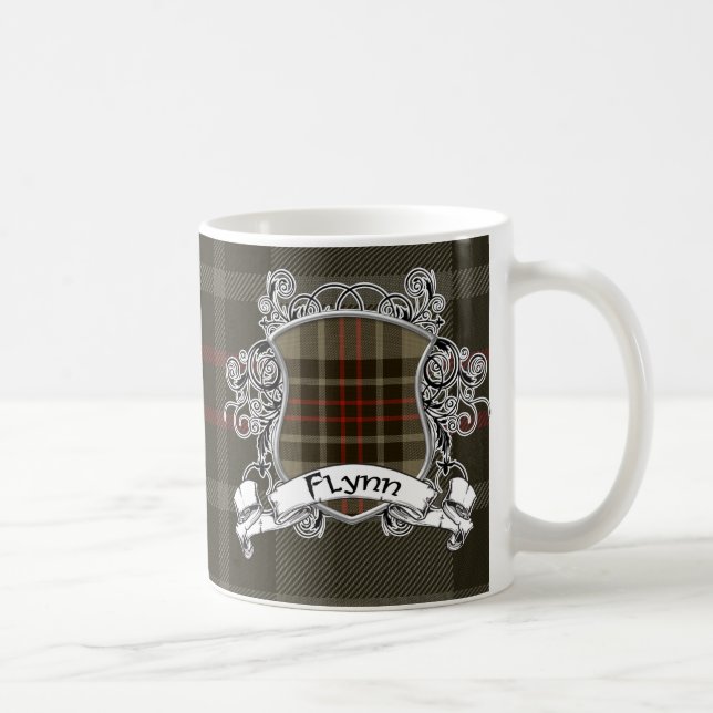 Flynn Tartan Shield Coffee Mug (Right)